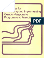 PCW Guidelines For Developing and Implementing Gender Responsive Programs and Projects 1993
