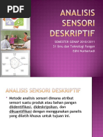 Download ANALISIS SENSORI DESKRIPTIF by Faradina  Astarini SN56500012 doc pdf