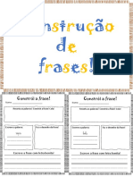 Construção de Frases