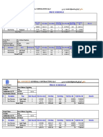 Dr. Concrete General Contracting LLC price schedules for Basra Refinery projects