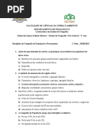 1 Teste Escrito
