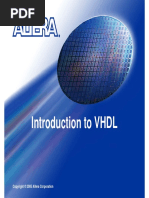 EG - VHDL - Altera