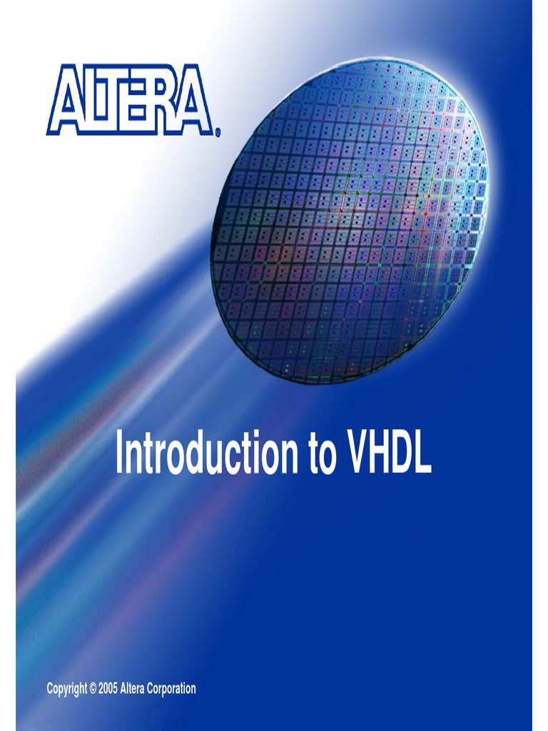 EG VHDL Altera PDF Hardware Description Language Vhdl
