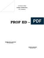 Prof Ed - 9: College of Education