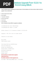 Oracle 19c Database Upgrade From 12