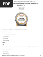 1Z0-1041-21 Oracle Cloud Platform Enterprise Analytics 2021 Specialist Part 1