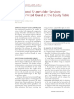 CGRP01 - Institutional Shareholder Services: The Uninvited Guest at The Equity Table