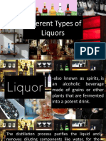 Types of Liquor