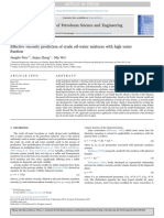 Effective Viscosity Prediction of Crude Oil-Water Mixtures With High Water Fraction