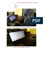 Contoh Laporan Kerja Dirumah