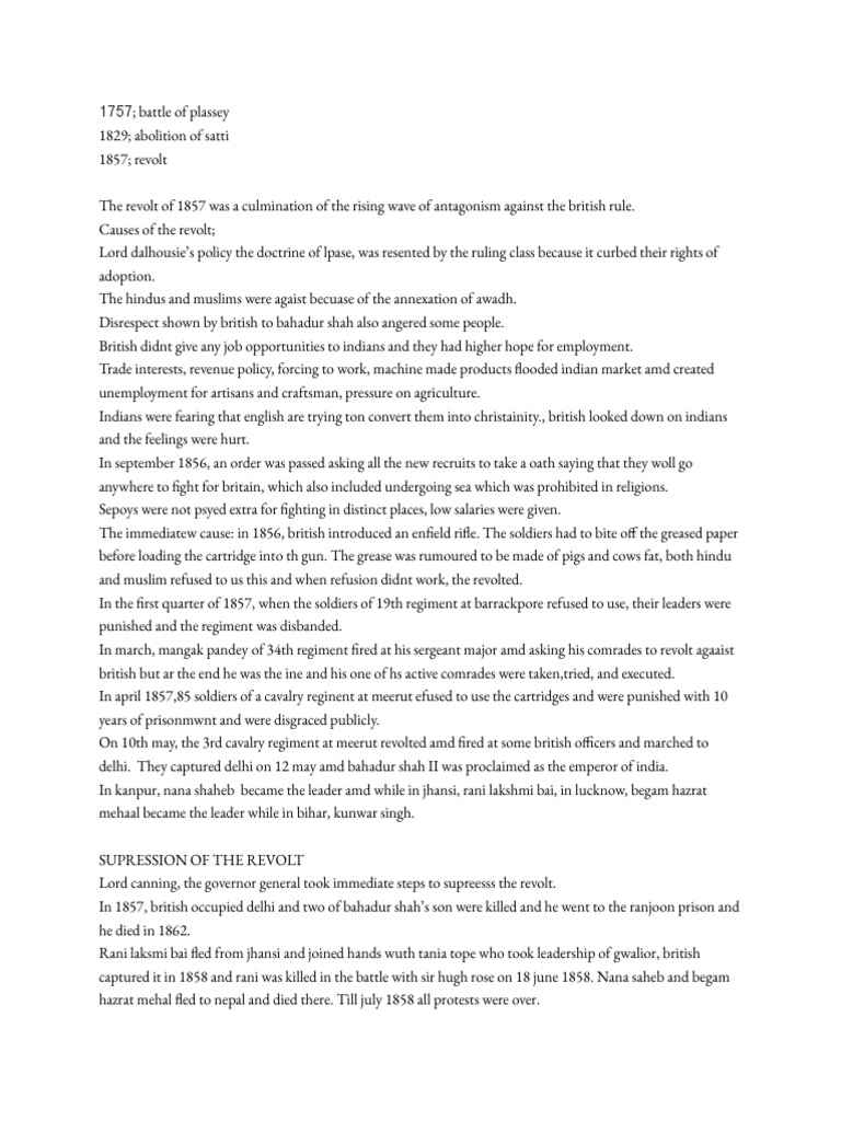 ch7 History | PDF | British Raj