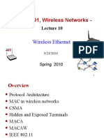 EEL 6591, Wireless Networks