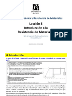 DI1013-Lección5-Introducción A La Resistencia de Materiales