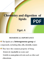 Chemistry and Digestion of Lipids