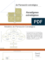 2.1 Modelos de Planeación Estratégica