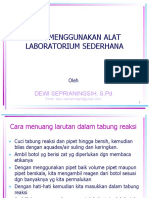 Cara Menggunakan Alat Laboratorium