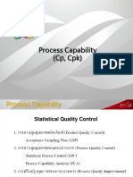 Process Capability - CP - CPK On 2022