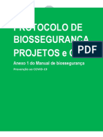 Protocolo de Biossegurança Projetos e Obras