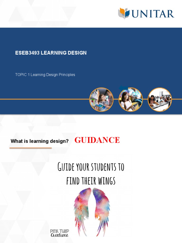 Topic 1 Learning Design Principles Pdf Instructional Design Learning