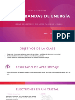 Estructura de bandas de energía en sólidos