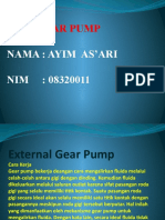 Gear Pump (Pompa Roda Gigi)