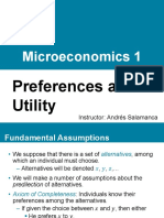 Preferences and Utility