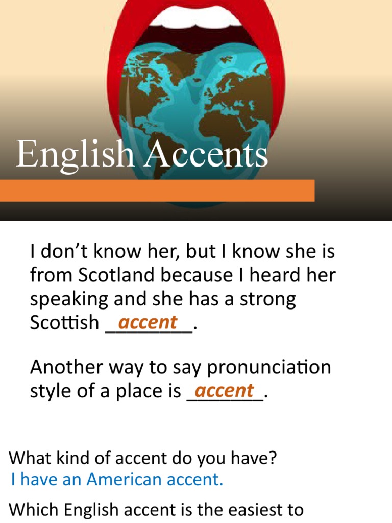 Accents From Around The World Conversation Topics Dialogs Information ...
