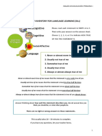 Strategy Inventory For Language Learning (Sill)