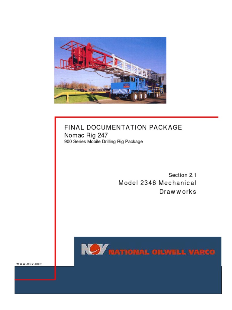 Nomac 247 - 900 Series Mobile Drilling Rig | PDF
