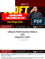 Concurso TJDFT Gabaritando Português Da FGV - 25.01 - Diogo Alves
