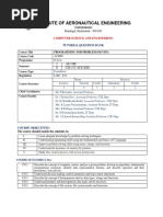 Cse Programming For Problem Solving Tutorial Question Bank