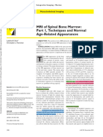 MRI of Spinal Bone Marro Part 1 Techniques and Normal Age-Related Appearances