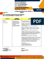 Weekly Home Learning Plan - Grade 12 Week 3