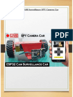 ESP32 CAM Surveillance SPY Camera Car