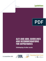 ALFI and ABBL Guidelines and Recommendations For Depositaries Safekeeping of Other Assets