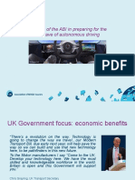 ABI's View on Insurance for Autonomous Vehicles