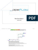 Pipe Flow Design Results