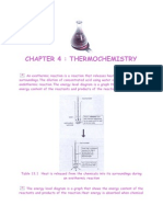 Short Note Chemistry Form 5-Chapter 4 Thermochemistry