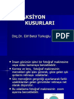 Refraksi̇yon Kusurlari