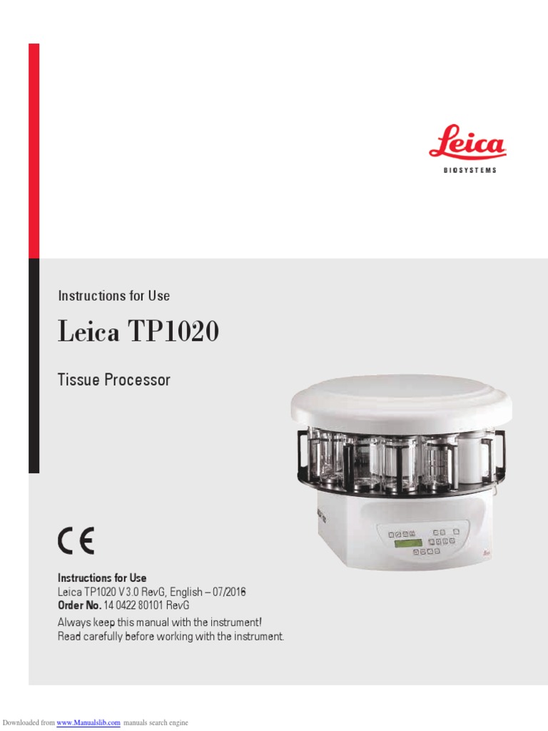 tp1020 Leica | PDF | Safety