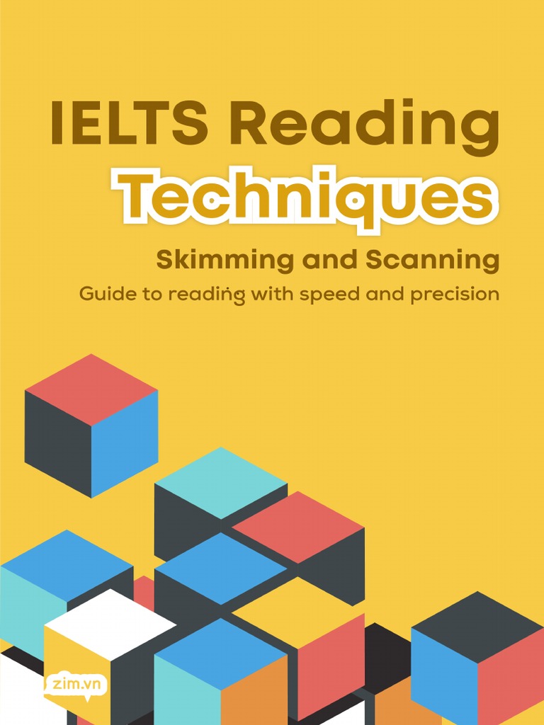 IELTS Reading Techniques Skimming and Scanning PDF