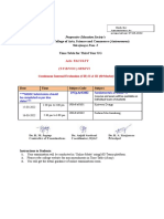 Modern College of Arts, Science and Commerce (Autonomous) : Arts Faculty (T.Y.B.Voc.) Sem Vi