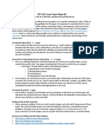 PSY 210: Issue Topic Paper #1: The Introduction of The Topic The Connection To Psychological Science A Conclusion