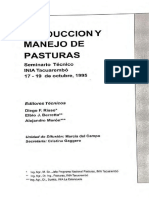 Producción y Manejo de Pasturas