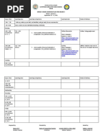 Cayetano Arellano High School Weekly Home Learning Plan For Grade 9