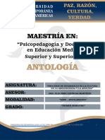 Maestría en Psicopedagogía y Docencia en Ems y s