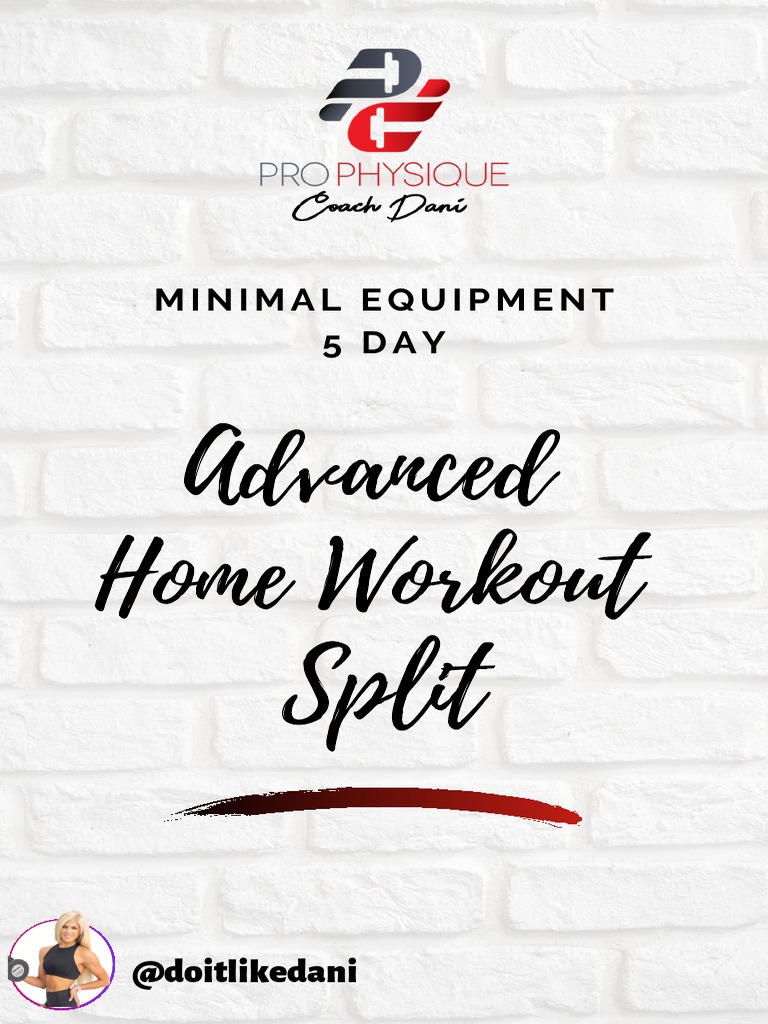 Advanced Home Workout Split | PDF