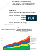 Matriz energética brasileira: fontes renováveis e não renováveis