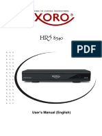 Xoro Hrs 8540 HD Sat Receiver