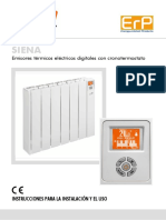 Manual Instrucciones Emisores Termicos Electricos Siena Cointra